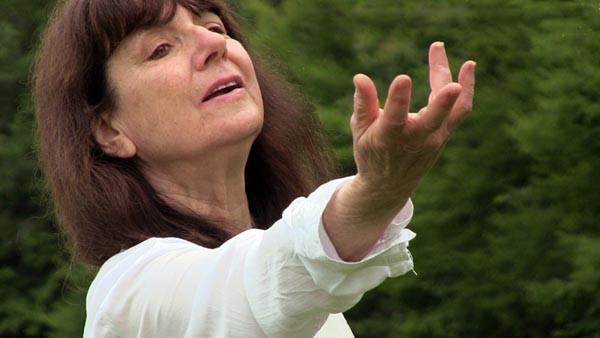 Former Boulder dancer/choreographer Nancy Spanier, appearing in a film (Contemplations at Seventy) shown at the December 2019 VIVA at the Library program