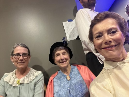 Mary Ann Hard, Jean Hodges, and Francesca Howell
