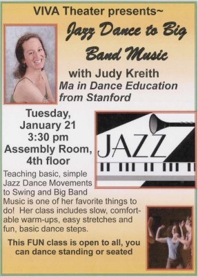 Jazz Dance, with Judy Kreith